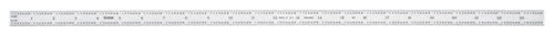 SPI Flexible Chrome Steel Rule, 24" 16R - 30-161-4