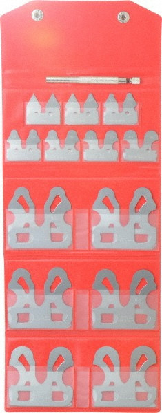 SPI Metric 26 Piece Stainless Steel Radius Gage Set 0.5 mm to 13 mm  - 31-310-6