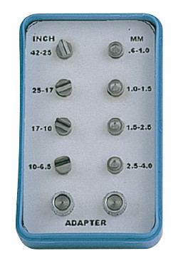 PITCHMASTER Set, O.D. Attachments & Inserts for Micrometers - 31-473-2