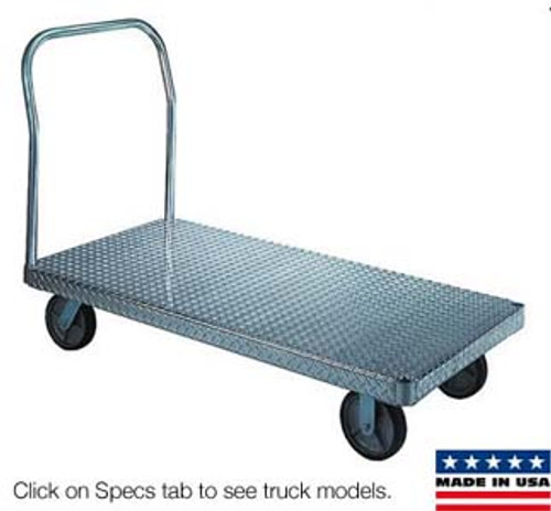 Wesco Aluminum Platform Trucks Treadplate Model - 350039