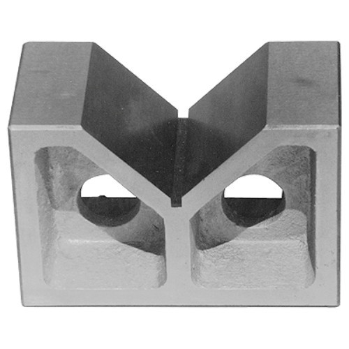 Precise 8" Wide Cast Iron V-Block Set - 3402-1008