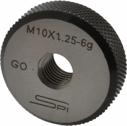 Metric Thread Ring Gage, M10 x 1.25, GO - 34-483-8