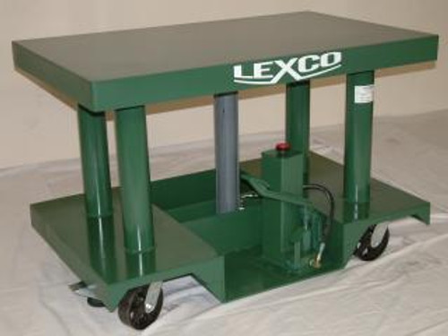 Lexco Foot Operated or Power Portable Hydraulic Lift Tables - 496072