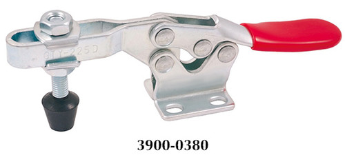 Precise Horizontal Toggle Clamp, Flanged Base U-Bar - 3900-0380