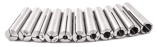 Brown & Sharpe #9 Taper Round Collet 11 Piece Set - 3900-0985