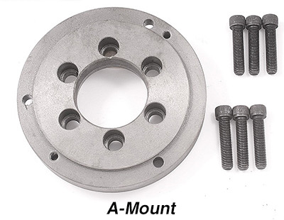 Precise A-Mount 12" Chuck Size Semi-Machined Chuck Adapter (Back Plate) - 3900-4846