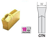 GTN Carbide Insert, GTN-2, Grade: C-2 (Pack of 10) - 3900-5802
