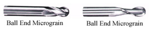 Precise Solid Carbide Ball Nose End Mill, 4 Flute, 1/2" - 400B-1/2