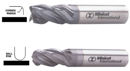 Minicut VHI Carbide End Mills - 40145-1
