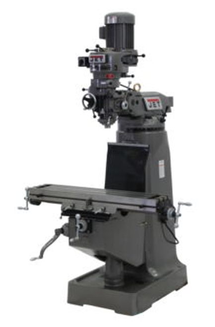 JET JTM-1 Mill With Newall DP500 DRO With X-Axis Powerfeeds - 692188