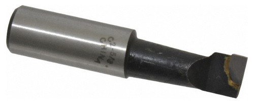 Carbide Tipped Boring Bar, Grade C-2, 5/8" Shank, 9/16" Bore Dia, 3" OAL - 43-726-9