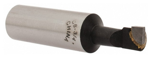 Carbide Tipped Boring Bar, Grade C-6, 3/4" Shank, 7/16" Bore Dia, 3-1/8" OAL - 43-787-1