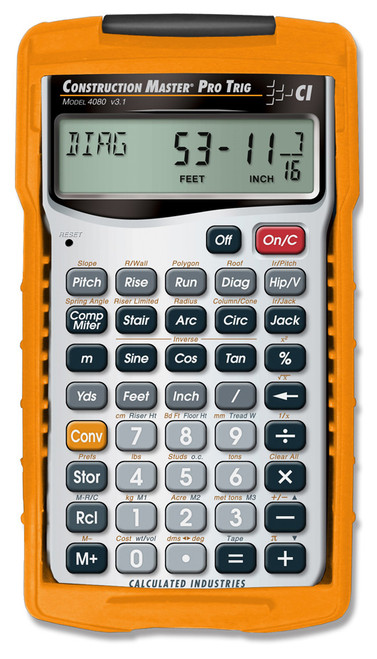 Calculated Industries Construction Master Pro - 4065 - Light Tool Supply