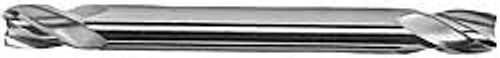 Putnam 2 Flute HSS Double End Mill, 13/64" Mill Dia, 3/8" Shank Dia, 1/2" LOC - 45-611-1