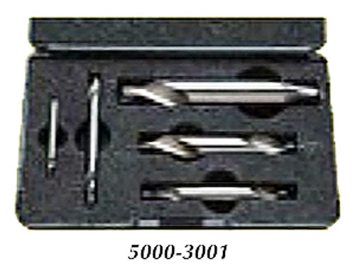 HHip Pro Series 5 Piece HSS Center Drill Set - 5000-3001