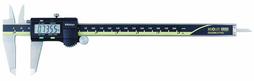 Mitutoyo Digital Caliper, ABSOLUTE Digimatic Caliper Series 500, Range: 0-8" OD & ID meas. w/ SPC output - 500-177-20
