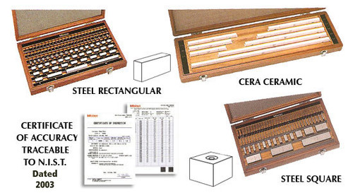 Mitutoyo Special Purchase Gage Block Sets Class AS-1 Tolerance and Deviation - 516-12726P Mitutoyo Special Purchase Gage Block Sets Class AS-1 Tolerance and Deviation - 516-12726P