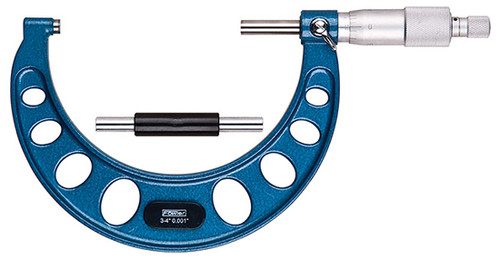 Fowler 4-5" w/Standard, Ratchet .001" Graduation Outside Inch Micrometer - 52-253-005-1