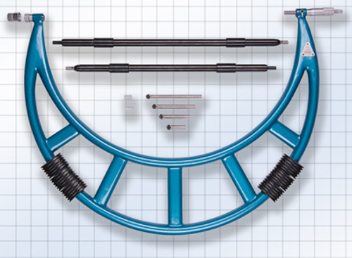 Fowler 16-20" Interchangeable Anvil Micrometer Set - 52-401-205 Fowler 16-20" Interchangeable Anvil Micrometer Set - 52-401-205