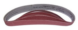 Jupiter Pneumatics Aluminum Oxide Abrasive Belt 5590010010JP, 1/4" Wide x 13" Long, 120 Grit - 52-482-7