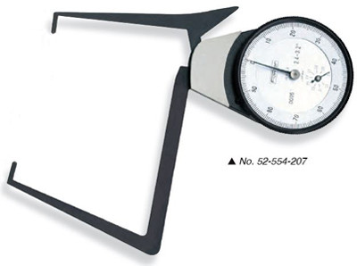 Fowler Deluxe External Dial Caliper Gage, Range 0.8 - 1.6" - 52-554-203