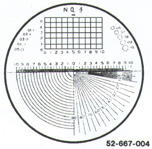Fowler 7x Reticle #4 - 52-667-004