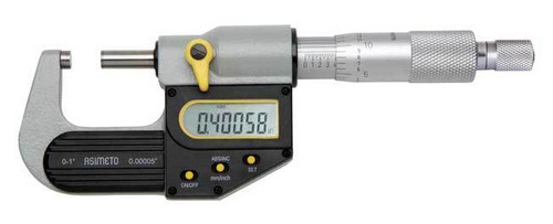 Asimeto IP65 Digital Outside Micrometer, 0-1"/0-25mm - 7106015