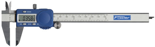 Fowler 6"/150mm Xtra-Value Cal Electronic Caliper w/ N.I.S.T. Certificate - 54-101-150C