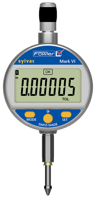 Fowler Sylvac Mark VI Electronic Indicator, 0-1"/25mm - 54-530-145