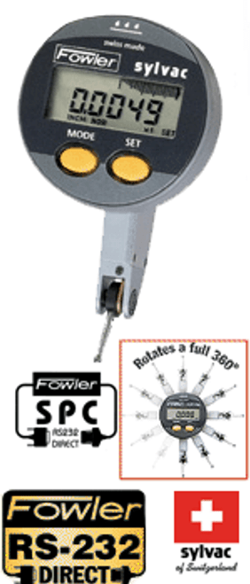 Fowler Quadra Test Sylvac Indicator IP65 - 54-562-888
