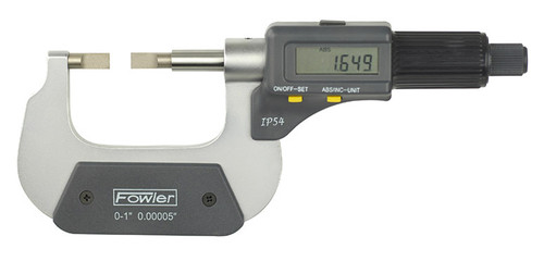 Fowler 0-1"/0-25mm Electronic IP54 Blade Micrometer - 54-860-241 Fowler 0-1"/0-25mm Electronic IP54 Blade Micrometer - 54-860-241