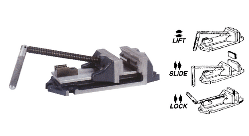Cardinal Speed Vise Quick Action Design Jaw Depth: 2" | Opening: 6" | Width: 6" - 554-6BV Cardinal Speed Vise Quick Action Design Jaw Depth: 2" | Opening: 6" | Width: 6" - 554-6BV