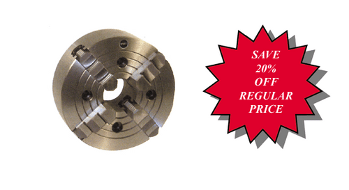 Precise 4-Jaw Plain Back Independent Chucks - 557-008