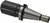 Interstate - 5/8 Inch Hole Diameter, 1/2-13 Drawbar Thread  NMTB30 Taper Shank End Mill Holder  - 69-287-1