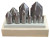 M-42 Cobalt Chatterless Countersink Set, 10 pc., 90° - 70-771-1