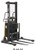 Vestil Semi-Electric Stacker w/Powered Lift Adjustable Forks - SL-63-AA