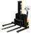Vestil Narrow Mast Stackers w/Powered Drive & Lift Adjustable Forks