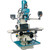 Baileigh VM-1258-3 Vertical Milling Machine, 12" x 58" Table, 220V 3-phase - BA9-1008169