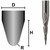 Baileigh DWR-4050C150 Conical Ball Nose Cutter, .5mm Radius - BA9-1019906 Baileigh DWR-4050C150 Conical Ball Nose Cutter, .5mm Radius - BA9-1019906