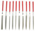 Grobet Diamond Needle Files, 10-piece Set - 33.950