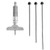 Mitutoyo 129-127  Depth Micrometer 0-4" Range with 2-1/2" Base - 10-277-2