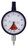 Mitutoyo Standard One Revolution Dial Indicator 2976TB, 0 - 0.02" - 10-694-8