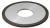 Precise D1A1 4" Diameter Straight Style Diamond Wheel - 2400-4125