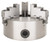 Interstate 3-Jaw Plain Back Self-Centering Lathe Chuck, Two-Piece Hardened Reversible Jaws, 6" dia. - 34-672-6