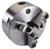 Interstate 3-Jaw Plain Back Self-Centering Lathe Chuck, Two-Piece Hardened Reversible Jaws, 8" dia. - 34-673-4