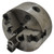 Interstate 3-Jaw Self Centering Direct Mounting "D" Series Lathe Chuck, 6" Dia, D1-3 Spindle, 40mm/1.57" Thru Hole - 34-677-5