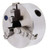 Interstate 3-Jaw Self Centering Direct Mounting "D" Series Lathe Chuck, 12" Dia, D1-11 Spindle, 100mm/3.93" Thru Hole - 34-687-4