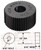 Diametral Pitch Knurl, Straight, Cobalt, 96 - 35-608-9