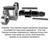 JET JAT-122, 1/2" Impact Wrench with 2" Extension - 505122