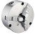 Precise 5" 3-Jaw Front-Mount Self-Center Plain Back Chuck  - 3800-5821
